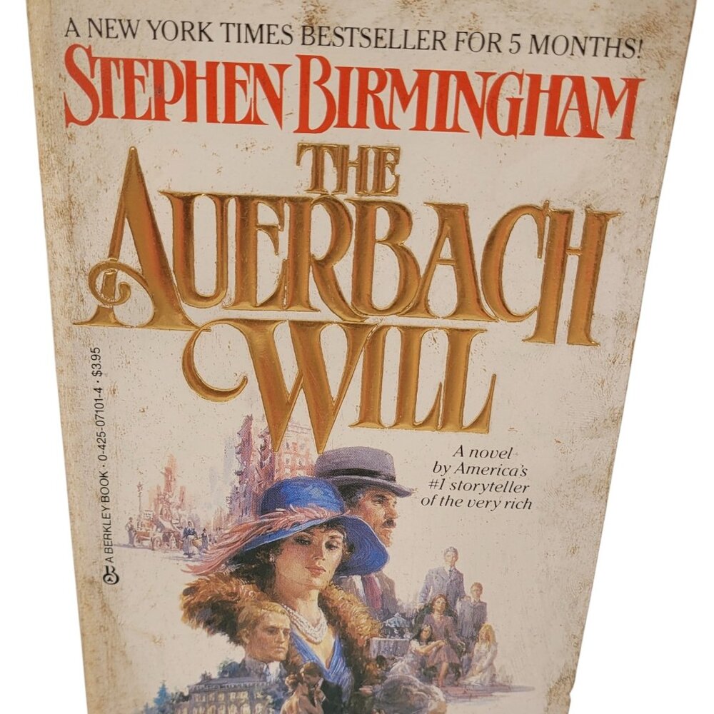 The Auerbach Will 1983 Berkley Vintage Paperback Stephen Birmingham Drama